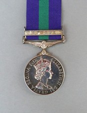 British Army GSM General Service Medal KING, Cyprus Bar, RAF Royal Air Force