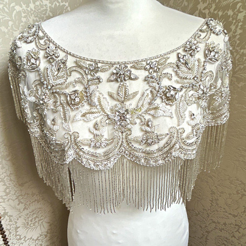 Handbeaded crystal wedding - crystal,
