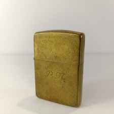 zippo lighter anniversary 1932-1990 solid brass Zippo For Restoration Zippo
