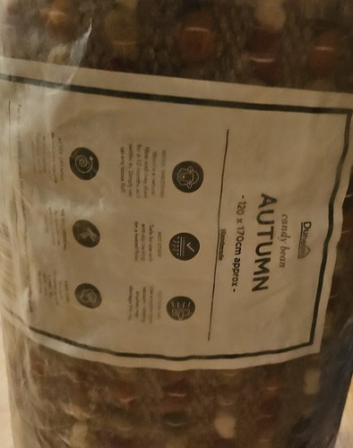 Dunelm candy bean - autumn,