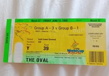 Cricket World Cup 1999 Ticket