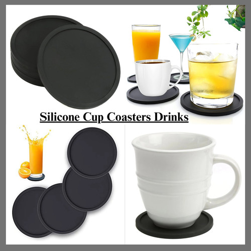 Silicone cup coasters - cup,