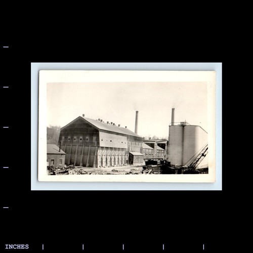 Old vintage photo factory - old,