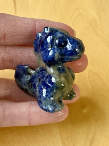 Sodalite crystal cute dinosaur - crystal,