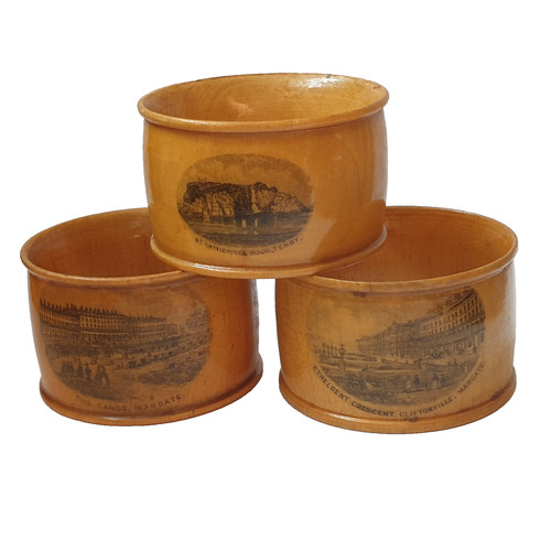 Mauchline ware wooden - 3, x