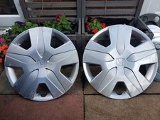 Pair of Genuine Honda Civic 16" Wheel Trims Hub Caps x2