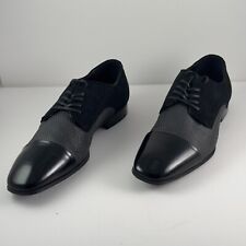 Aldo Men's Black Patent Leather Lace Up Formal Dress Shoes UK Size 9.5
