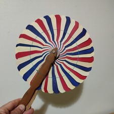 Vietnamese Bamboo Multicoloured Folding Handheld Fan