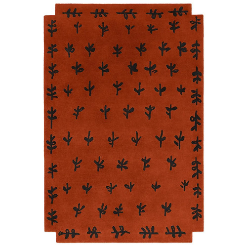 Hand tufted wool - rug, 9x12ft-