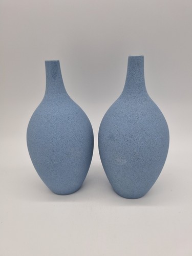 Pair studio pottery vases - of,