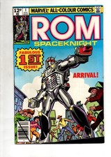(MS)  Marvel ROM Space Knight 1 1979 Rare VF 8.0 Comic Key High Grade Bag Board