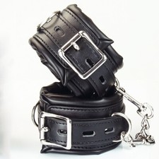 PU Leather Handcuffs Ankle