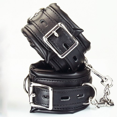 Leather handcuffs ankle - pu,