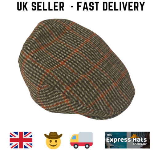 Hawkins classic tweed flat - tweed, cap