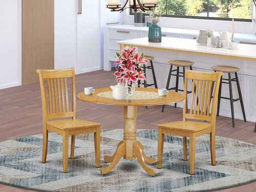 3pc dinette set round pedestal