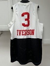 Philadelphia 76ers ALLEN IVERSON 3 Swingman Nike Basketball Jersey Shirt   L 