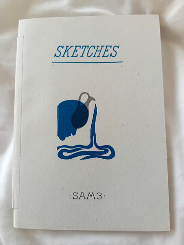 Sam3 sketches signed book - signed,