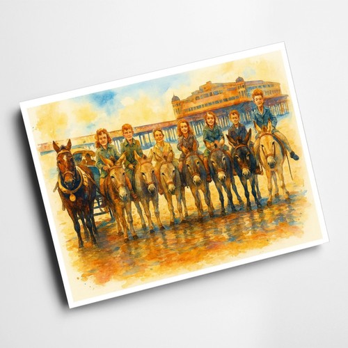 Print the donkeys at - the,
