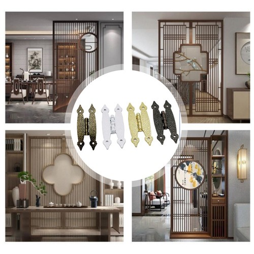 Pack shaped iron hinges - 4,