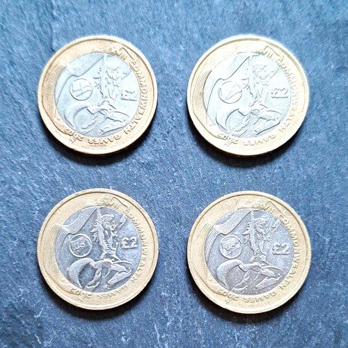 2002 two pounds 4 coins - pounds,