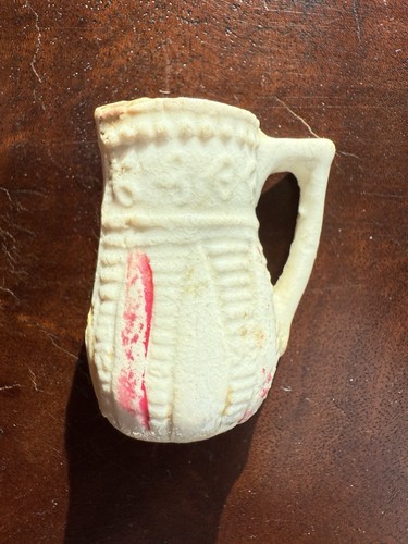 Antique parian ware pitcher - antique,