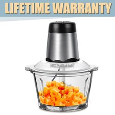 Electric Mini Food Chopper Processor Vegetable Onion Cutter Dicer Kitchen 300W