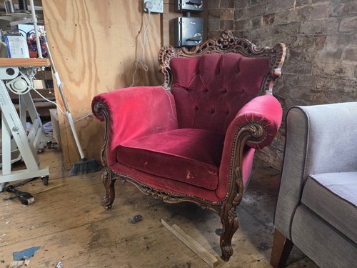 Antique reproduction red arm - reproduction,