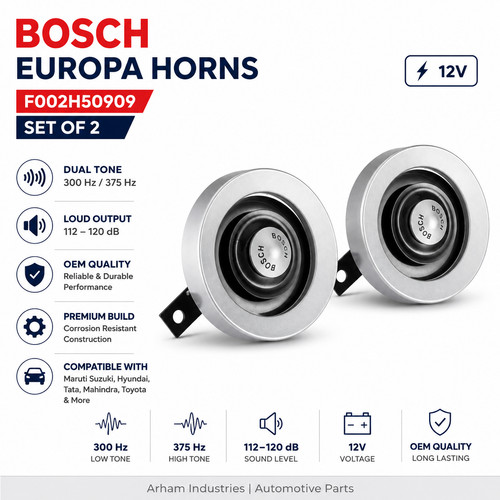 Bosch f002h50909 europa horns - bosch,