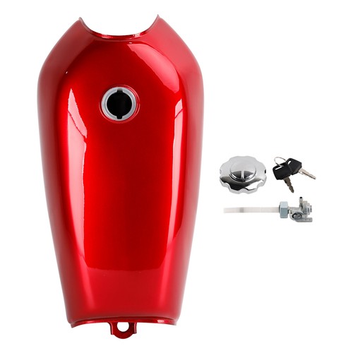 Red cafe racer gas - cafe,