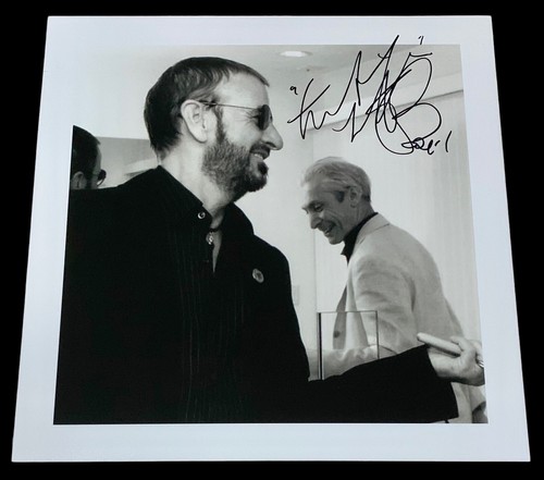Signed charlie watts - signed,