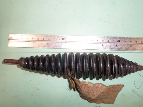 Girder fork spring new - girder, old