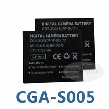 2X CGA-S005E Battery for Panasonic Camera Lumix DMC-FX01 FX8 DMC-LX1 LX2 LX3 LX9