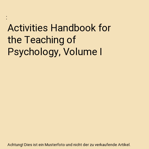 Activities handbook for the - handbook,