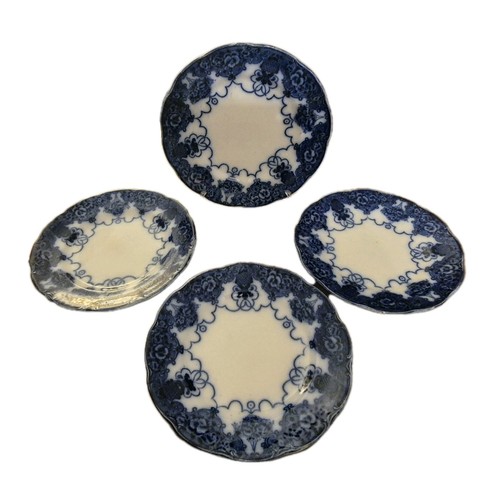 Antique lonsdale blue plates - antique,