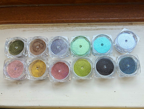 Lot pots nail powder - 12,