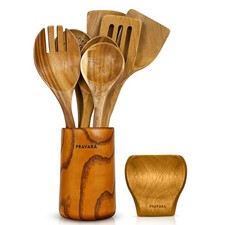 Wooden Kitchen Utensil Set 9