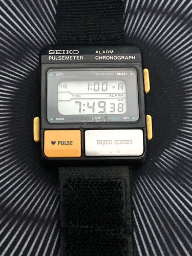 Vintage seiko pulsemeter alarm - seiko,