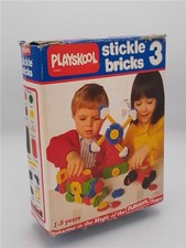 Vintage 1986 Playskool Stickle Bricks, 1-5 years