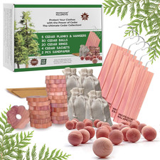 61 Pack Cedar Blocks, Sachets
