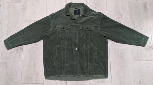 Zara corduroy jacket - jacket, olive