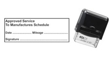Approved Service Record Rubber