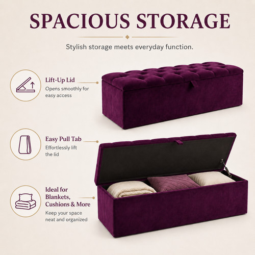 Ottoman storage box - ottoman,