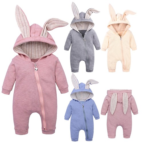 Newborn baby boy girls - baby, rabbit