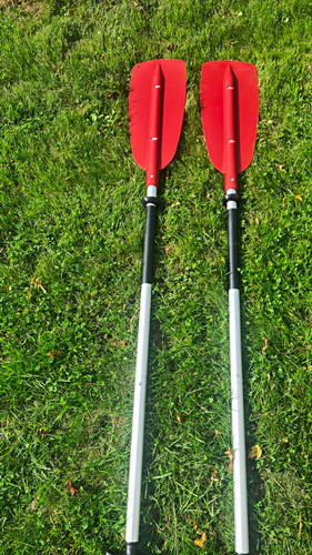 Red kayak canoe - kayak/canoe, pair