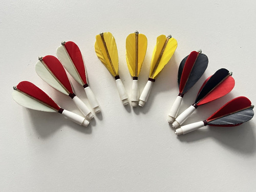 Vintage real dart - dart, feather