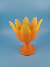 Tulip Shaped Vase Orange