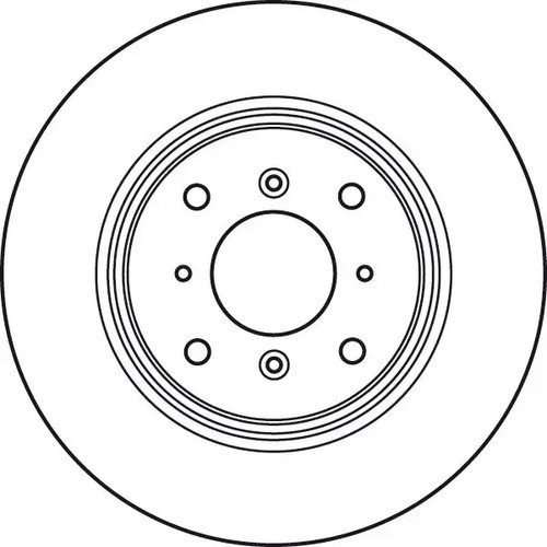 Brake disc vented df4908 - 2x,