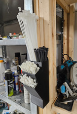 Black Cable Tie Holder Zip Tie