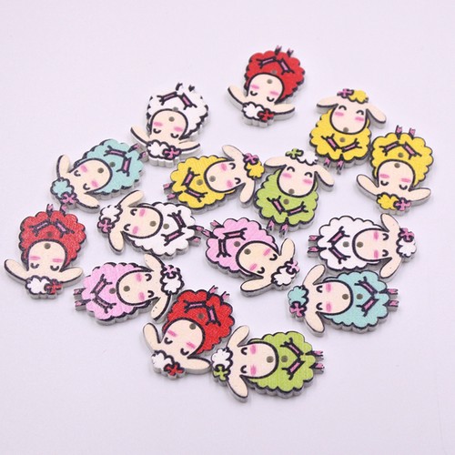 100 pcs sheep buttons for - 100,