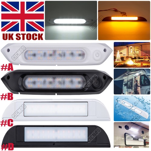 Dual led awning light - light, 12-24v